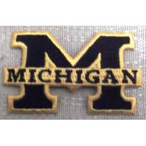  NCAA MICHIGAN WOLVERINES Logo Crest Symbol Embroidered PATCH 