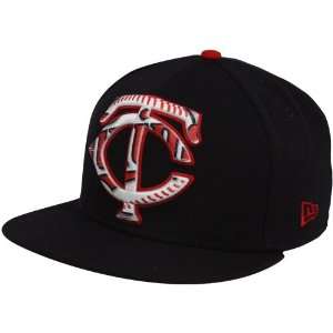  New Era Minnesota Twins Navy Blue Bois 59FIFTY Fitted Hat 