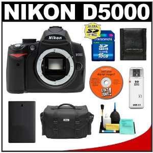  Nikon D5000 Digital SLR Camera Body with 16GB Card + EN 