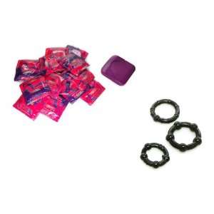  Trustex Red Colored Premium Latex Condoms Non Lubricated 