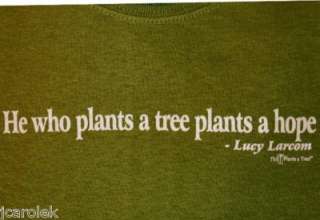 PLANT A TREE T SHIRT S M L XL XXL NWT 8 DESIGNS NEW  