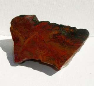 HS Maury Mountain Moss Agate Rough Red WoW  