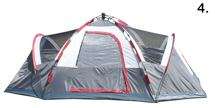 Ample Family Sleeps 6 Person Room Dome Camping Large Tent W Rain Cover 