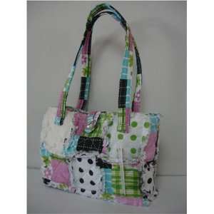  Quilted Patchwork Purse or Bag, Rag Bag, 100% Cotton 