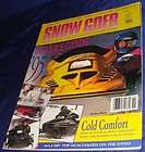 BS389 Vtg Snow Goer SnowGoer Snowmobile Magazine Aug 19