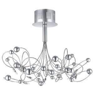  Othello Collection 10 Light 63 Chrome Ceiling Light 