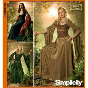   Pattern MISSES COSTUME Medieval / Lord of the Rings PLUS SIZE 20 26