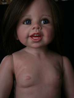 REBORN DOLL ADORABLE M.LEVENIG MASTERPIECE DOLL Painted from Head to 