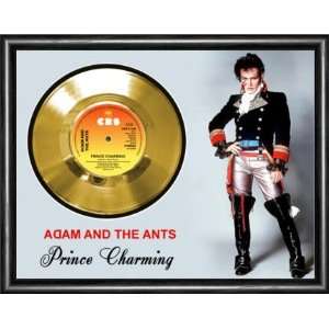  Adam & The Ants Prince Charming Framed Gold Record A3 