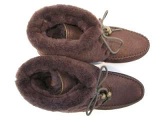 NIB COACH slippers dusted suede BRONZE Cailyn brown shearling shoes 