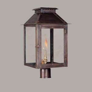  Nantucket Outdoor Gas Lantern Copper Post Light