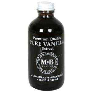 Morton & Basset Vanilla Extract, Pure, 4 Ounce  Grocery 