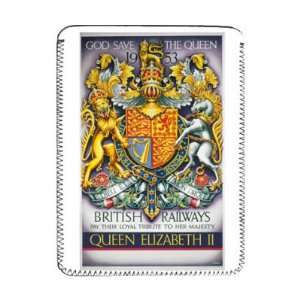  British Railways Tribute to Queen elizabeth   iPad Cover 