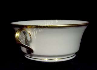 Lenox China ETERNAL Cream Soup Bowl /s Ivory & Gold 1st Quality 2 