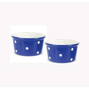  Spode Baking Days Dark Blue Ramekins