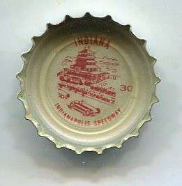 Indianapolis Indy 500 Motor Speedway on a 1962 COKE CAP  