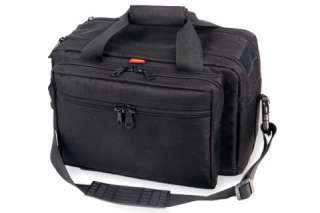 Bulldog Cases X Large Deluxe Range Bag, Black w/ Pistol Rug BD905