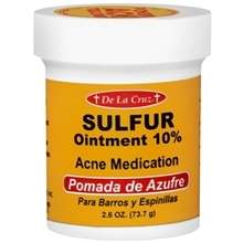 De La Cruz Sulfur Ointment 10% Acne Medication Ointment  