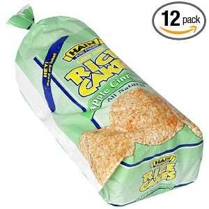 Hain Pure Snax Rice Cakes, Apple Cinnamon, 6.4 Ounce Bags (Pack of 12 