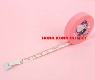 Hello Kitty RETRACTABLE TAPE MEASURE ruler D14a  