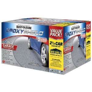   50 Voc   2.5 Car Epoxy Shield Garage Floor Kit, Gray: Home Improvement