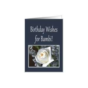 Birthday Wishes for Bambi Card