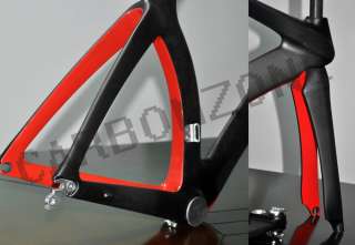   red color carbon Triathlon Time Trial TT Bike Frame&Fork 54cm  