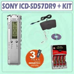  Sony ICD SX57DR9 Digital Voice Recorder with Docking 