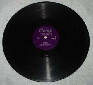 vintage tennessee ernie ford capitol records 10 inch 78 speed