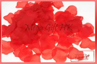 100 Silk Red Rose Petal Wedding Party Decoration A17  