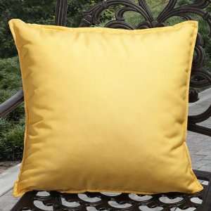 Sunbrella 20 Outdoor Throw Pillows in Bright Yellow (Set of 2)Cushion 