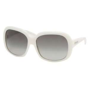   Ivory Frame/Grey Gradient Lens Plastic Sunglasses