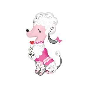    French Poodle Mylar Birthday Balloon Party Supplies: Toys & Games