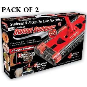  As Seen on TV Swivel Sweeper G2, Cordless (2 Pack) Health 