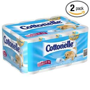  Kleenex Cottonelle Double Roll, 308 Sheets, 24 Packs (Pack 