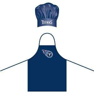   Tennessee Titans NFL Barbeque Apron and Chefs Hat