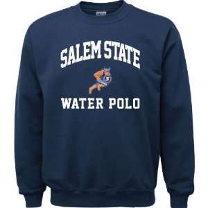  Salem State Vikings Navy Water Polo Arch Crewneck 