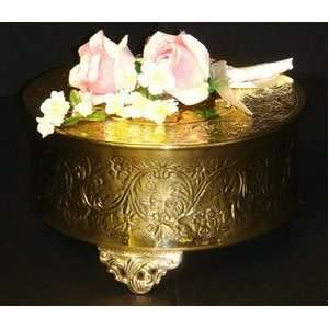   Wedding or Anniversary Gold Cake Stand 12 Round for Mutilayer Cake