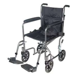  Lightweight Steel Transport Wheelchair 