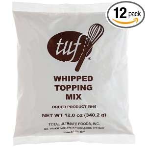 Total Ultimate Foods Whipped Topping Dessert Mix, 12 Ounce Units (Pack 