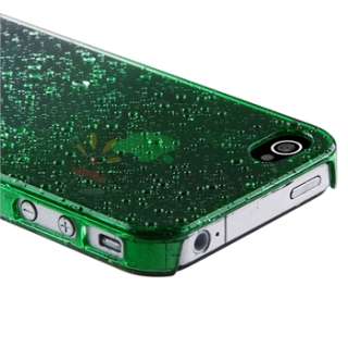   Dripping Transitional Colors Hard Green Case Cover for iPhone 4 G 4S